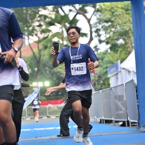 Race photo from KEMLU RUN 2026