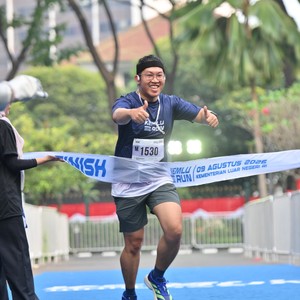 Race photo from KEMLU RUN 2026