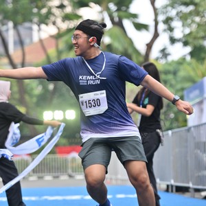 Race photo from KEMLU RUN 2026