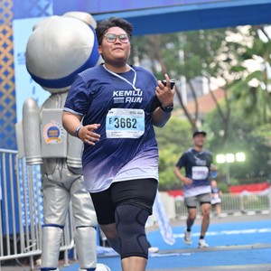 Race photo from KEMLU RUN 2026