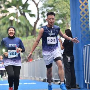 Race photo from KEMLU RUN 2026