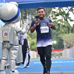 Race photo from KEMLU RUN 2026