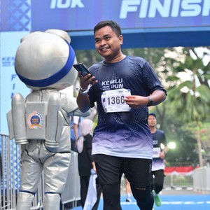 Race photo from KEMLU RUN 2026