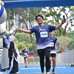 Race photo from KEMLU RUN 2026