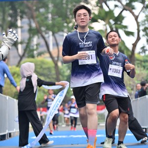 Race photo from KEMLU RUN 2026
