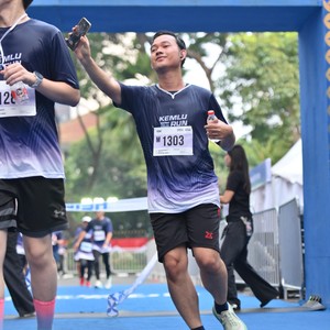 Race photo from KEMLU RUN 2026