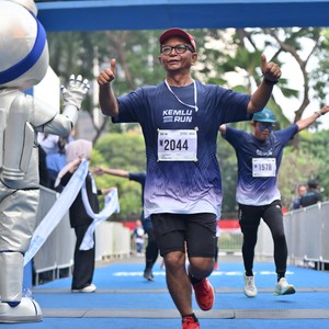 Race photo from KEMLU RUN 2026