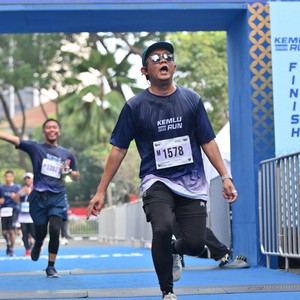 Race photo from KEMLU RUN 2026