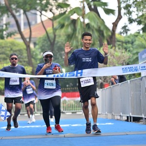 Race photo from KEMLU RUN 2026