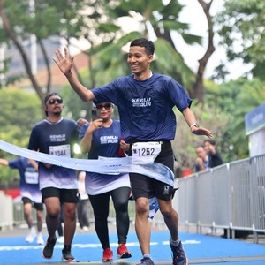 Race photo from KEMLU RUN 2026