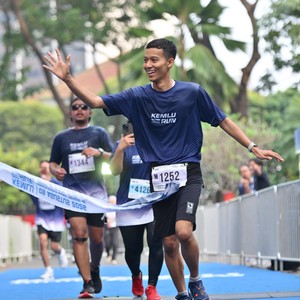 Race photo from KEMLU RUN 2026