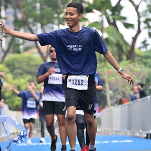 Race photo from KEMLU RUN 2026