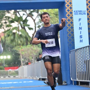 Race photo from KEMLU RUN 2026