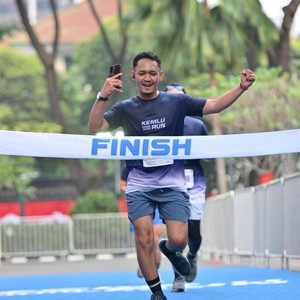 Race photo from KEMLU RUN 2026