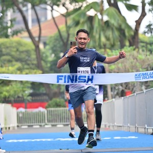 Race photo from KEMLU RUN 2026