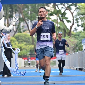 Race photo from KEMLU RUN 2026