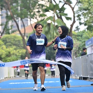 Race photo from KEMLU RUN 2026