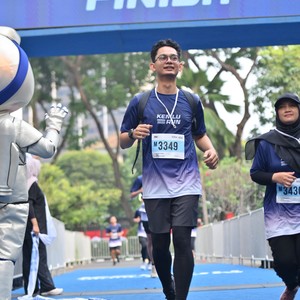 Race photo from KEMLU RUN 2026
