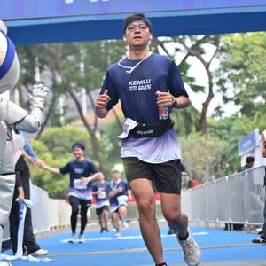 Race photo from KEMLU RUN 2026