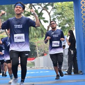 Race photo from KEMLU RUN 2026