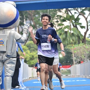 Race photo from KEMLU RUN 2026