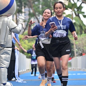 Race photo from KEMLU RUN 2026