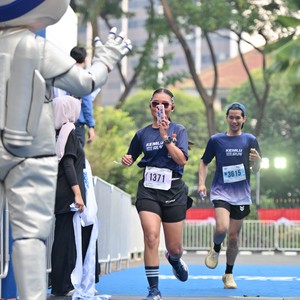 Race photo from KEMLU RUN 2026