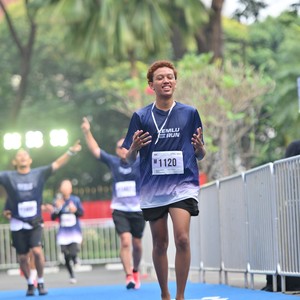 Race photo from KEMLU RUN 2026