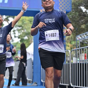Race photo from KEMLU RUN 2026