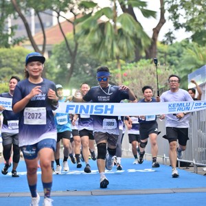 Race photo from KEMLU RUN 2026