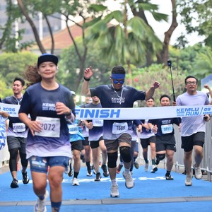 Race photo from KEMLU RUN 2026