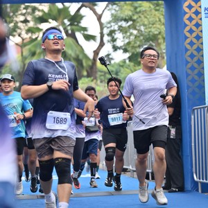 Race photo from KEMLU RUN 2026