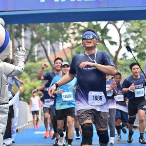 Race photo from KEMLU RUN 2026