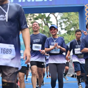 Race photo from KEMLU RUN 2026