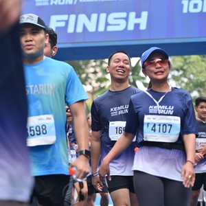 Race photo from KEMLU RUN 2026