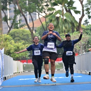 Race photo from KEMLU RUN 2026