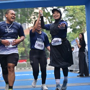 Race photo from KEMLU RUN 2026