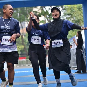 Race photo from KEMLU RUN 2026