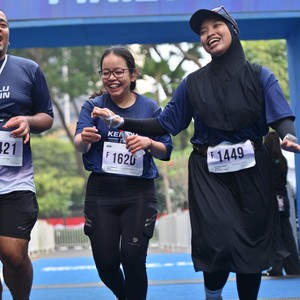 Race photo from KEMLU RUN 2026