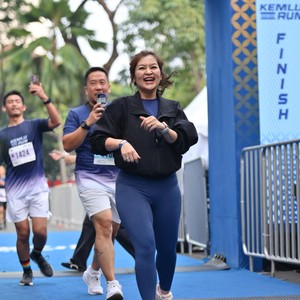 Race photo from KEMLU RUN 2026