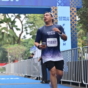 Race photo from KEMLU RUN 2026