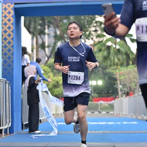 Race photo from KEMLU RUN 2026