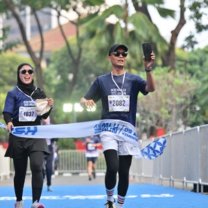 Race photo from KEMLU RUN 2026