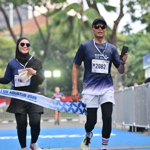 Race photo from KEMLU RUN 2026