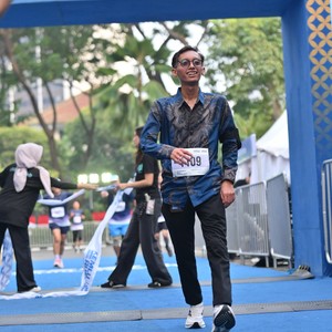 Race photo from KEMLU RUN 2026