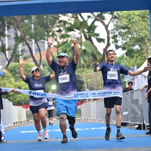 Race photo from KEMLU RUN 2026