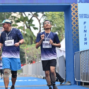 Race photo from KEMLU RUN 2026