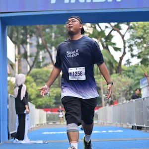 Race photo from KEMLU RUN 2026