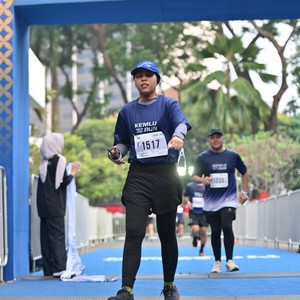 Race photo from KEMLU RUN 2026