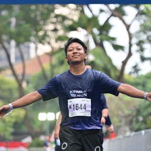 Race photo from KEMLU RUN 2026